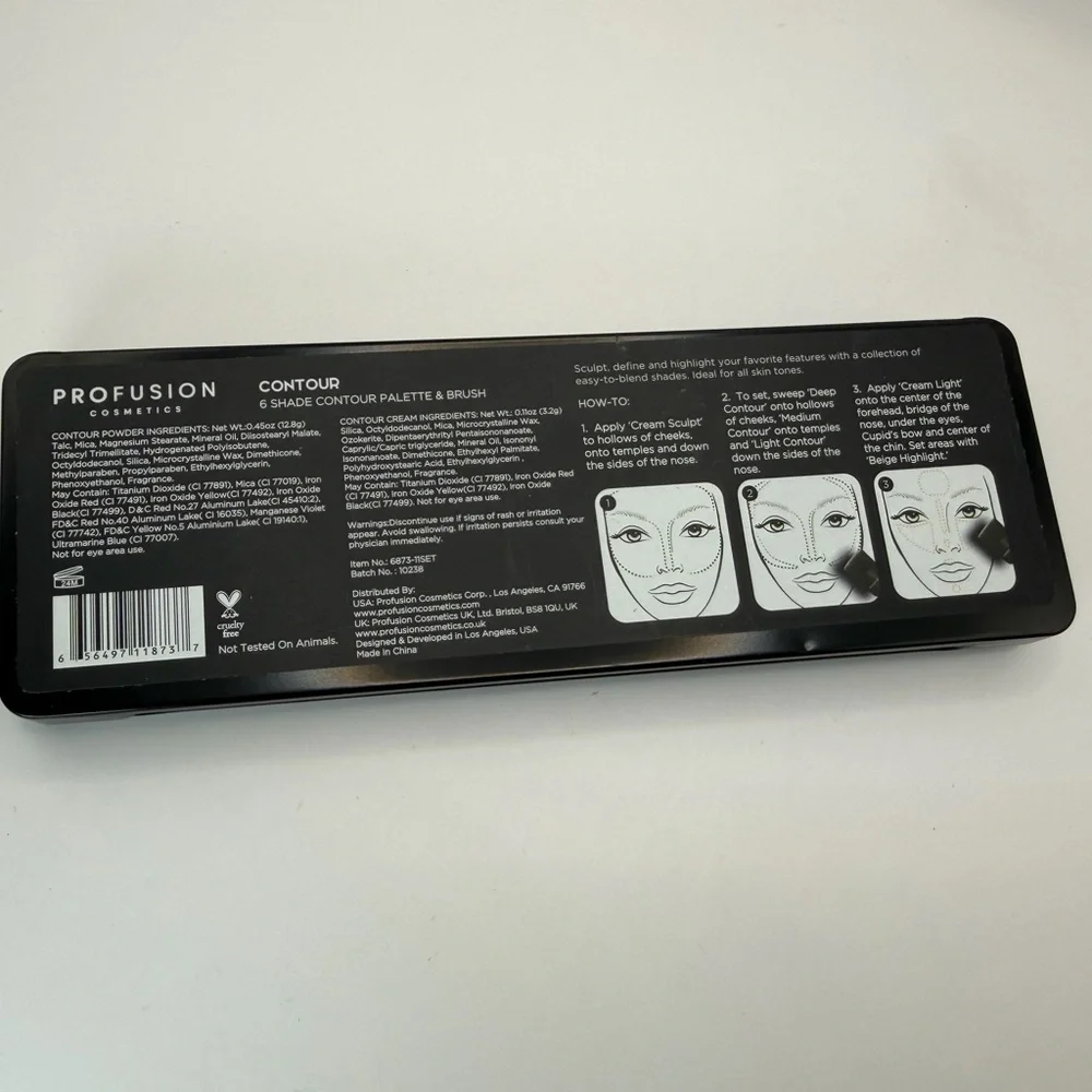 Profusion Cosmetics Contour Makeup Pallet NIB